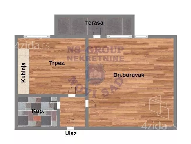 Jednosoban stan | 4zida