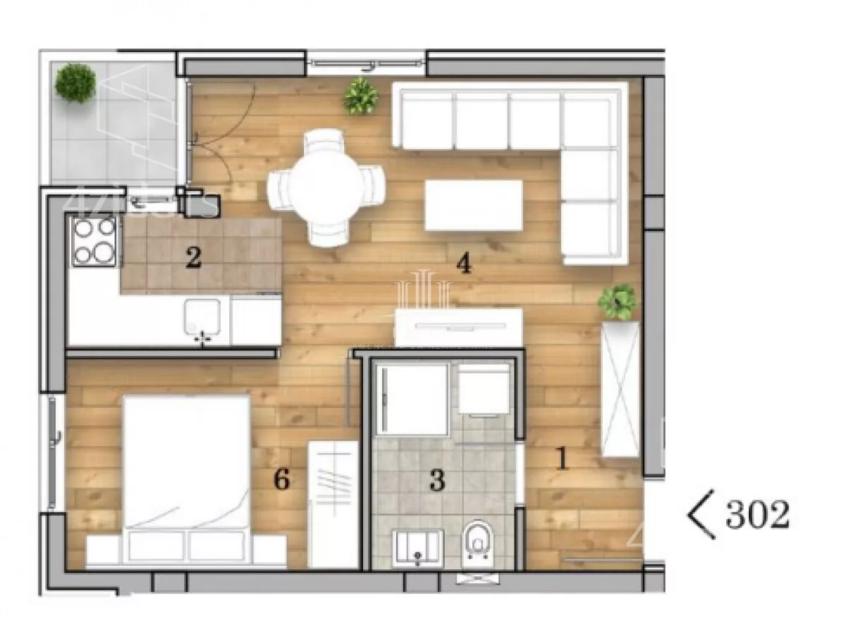 Dvosoban stan | 4zida