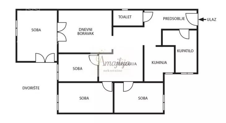 Petosoban stan | 4zida