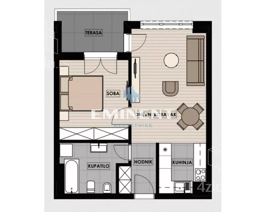 Dvosoban stan | 4zida