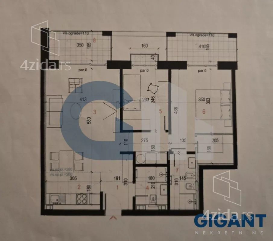 Trosoban stan | 4zida