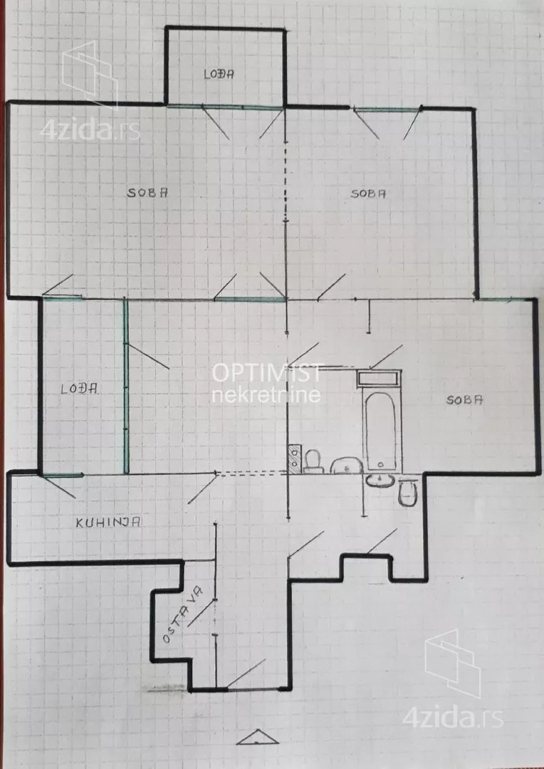 Trosoban stan | 4zida