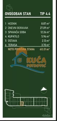 Dvosoban stan | 4zida