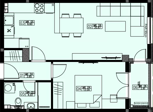 Dvosoban stan | 4zida