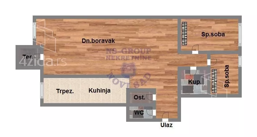 Dvoiposoban stan | 4zida