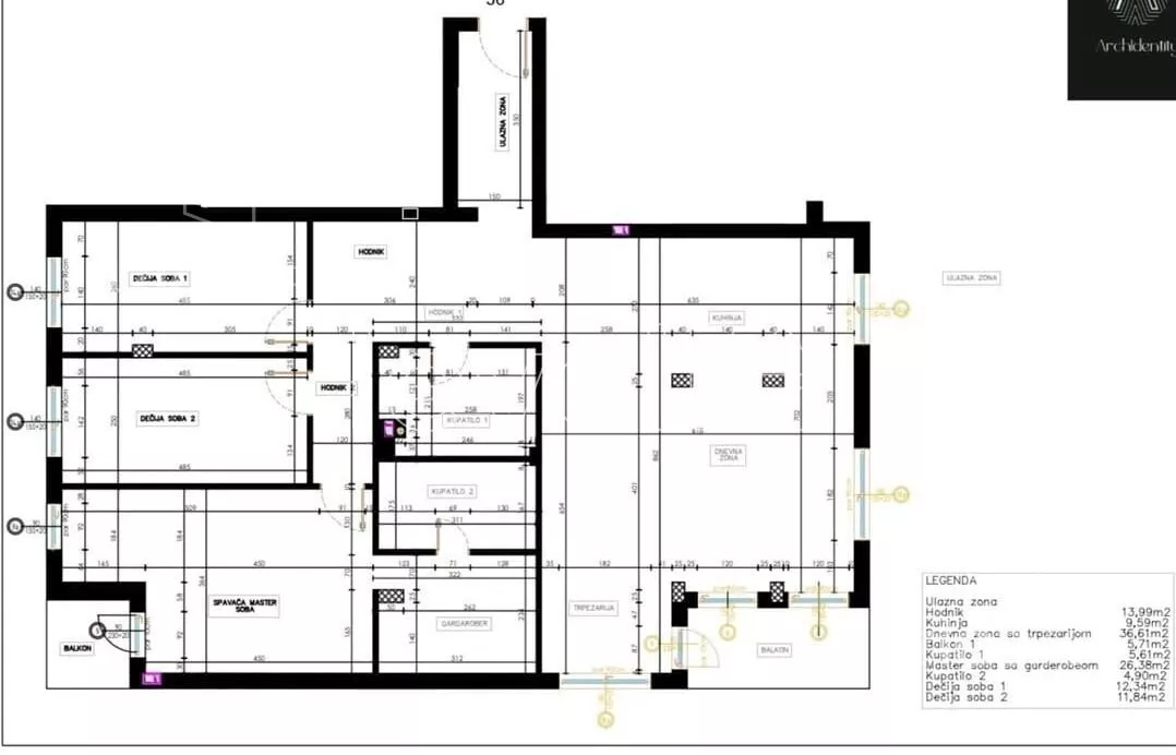 Četvoroiposoban stan | 4zida