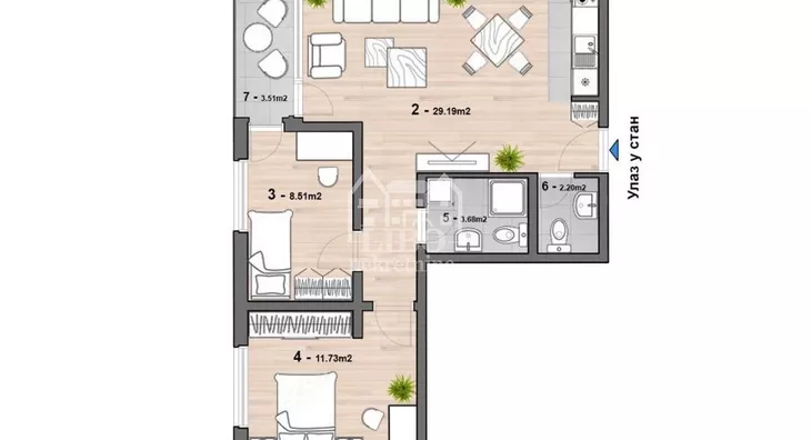 Dvoiposoban stan | 4zida