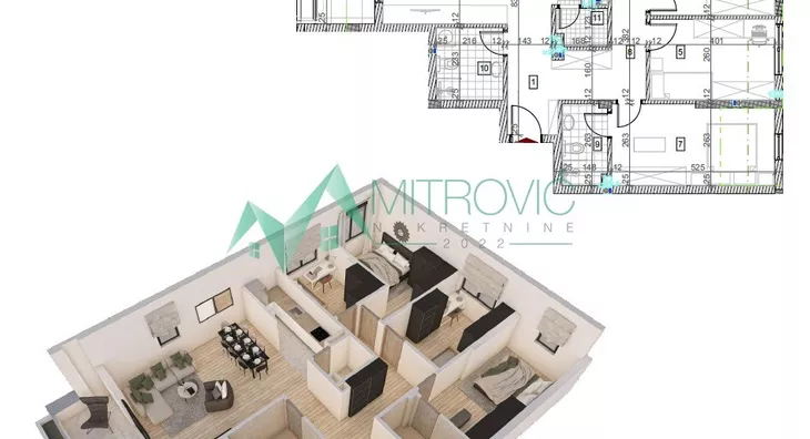 Četvoroiposoban stan | 4zida