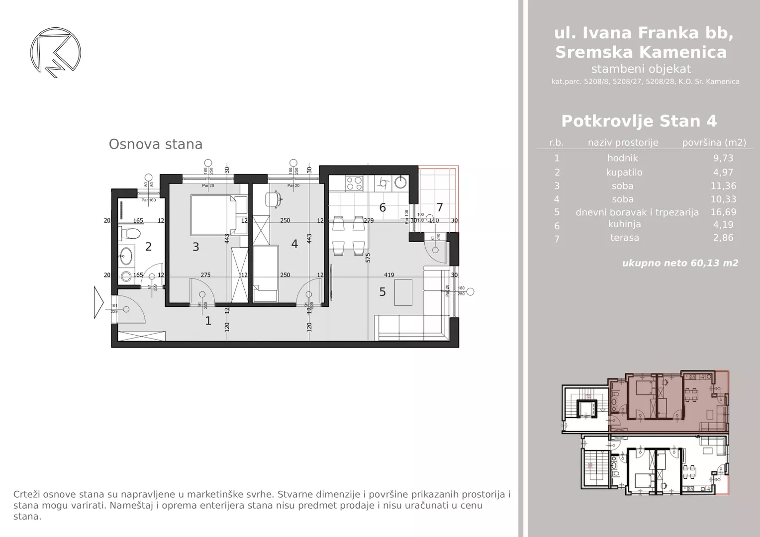 Trosoban stan | 4zida