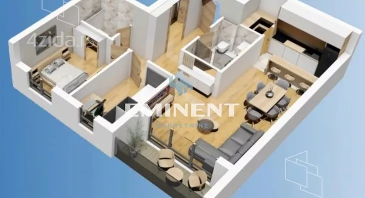 Dvoiposoban stan | 4zida