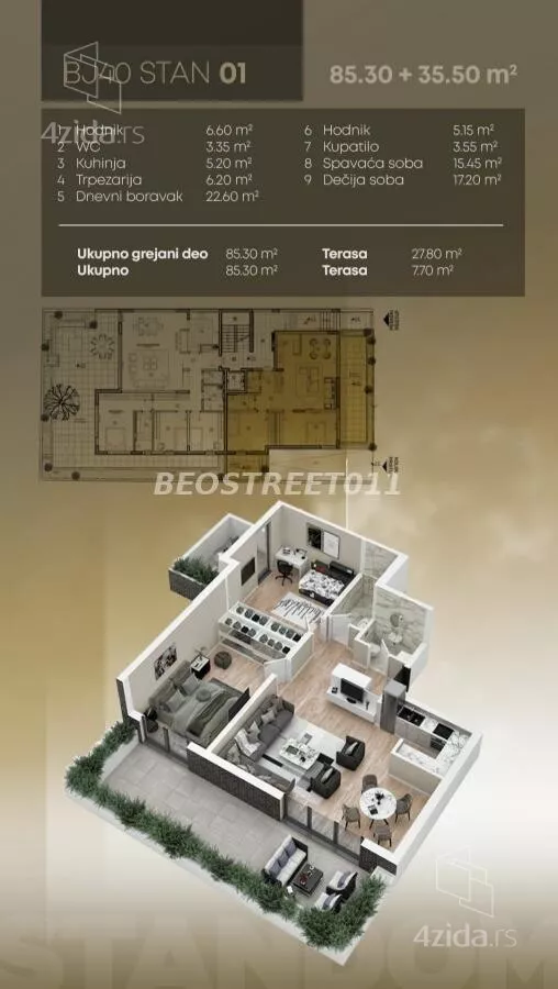 Četvorosoban stan | 4zida