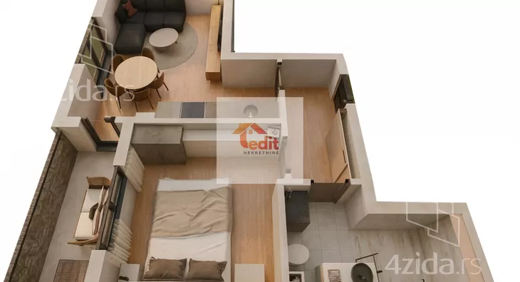 Dvosoban stan | 4zida