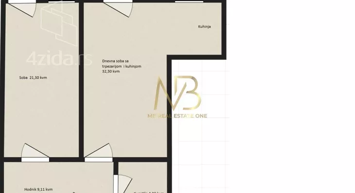 Dvosoban stan | 4zida