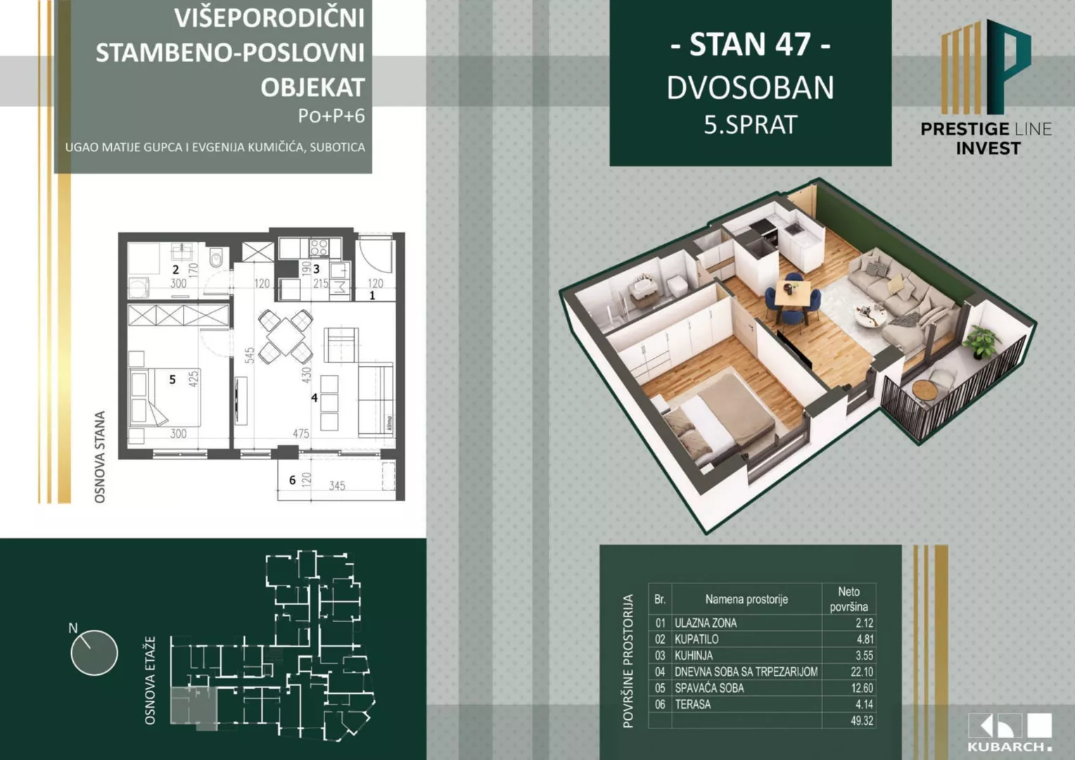 Dvosoban stan | 4zida