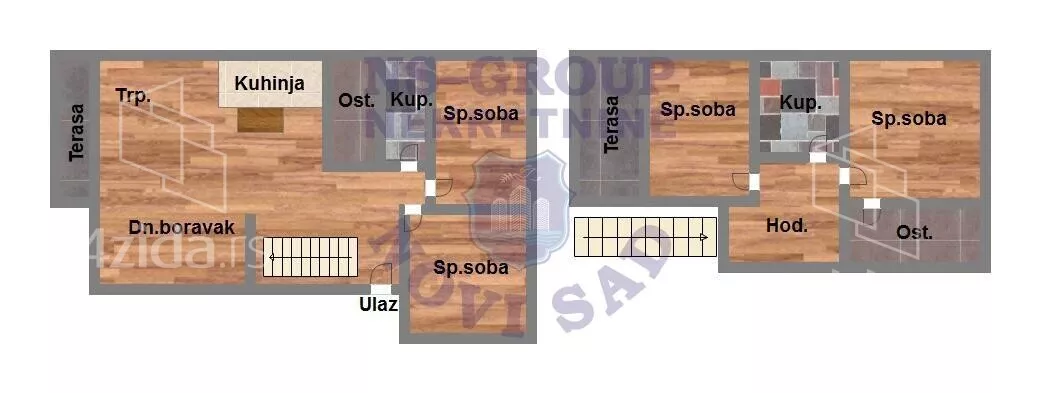 Petosoban stan | 4zida