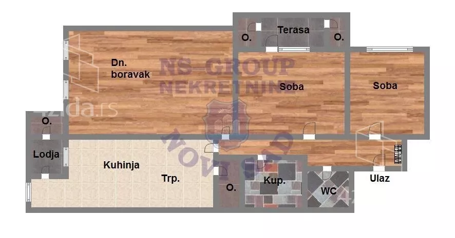 Trosoban stan | 4zida