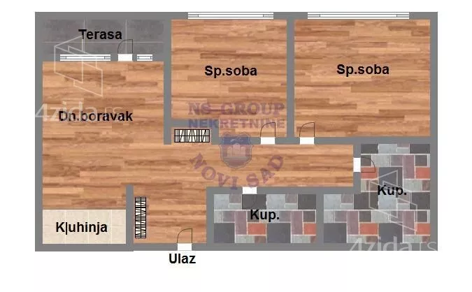 Trosoban stan | 4zida