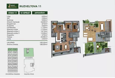 Ruzveltova 11 | 4zida.rs