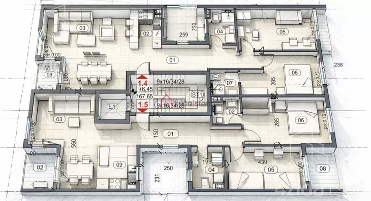 Trosoban stan | 4zida