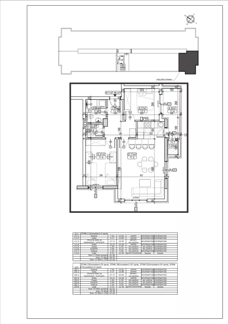 Trosoban stan | 4zida