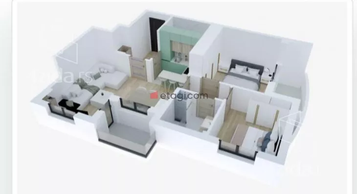 Trosoban stan | 4zida