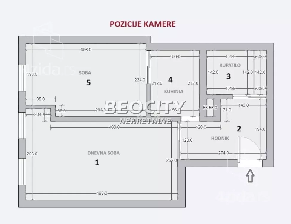 Jednoiposoban stan | 4zida