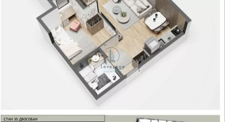 Jednoiposoban stan | 4zida