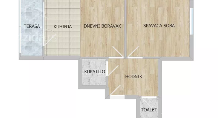 Jednoiposoban stan | 4zida