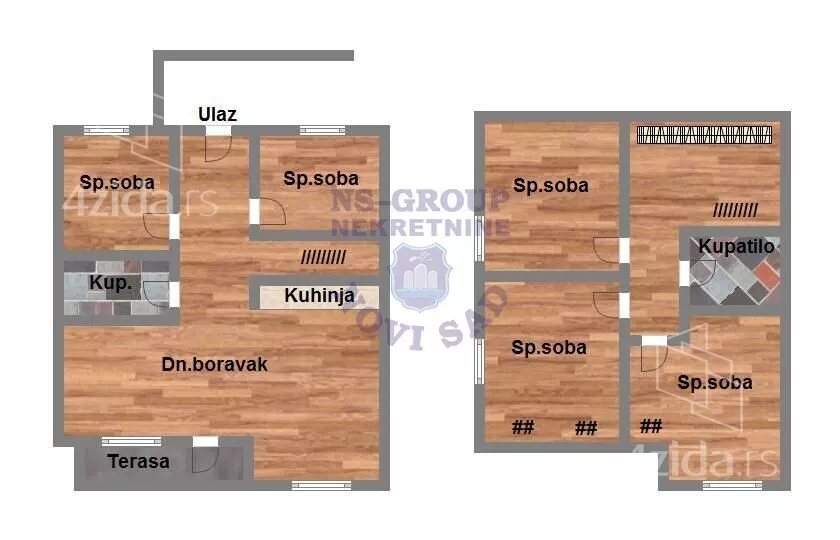 Šestosoban stan | 4zida