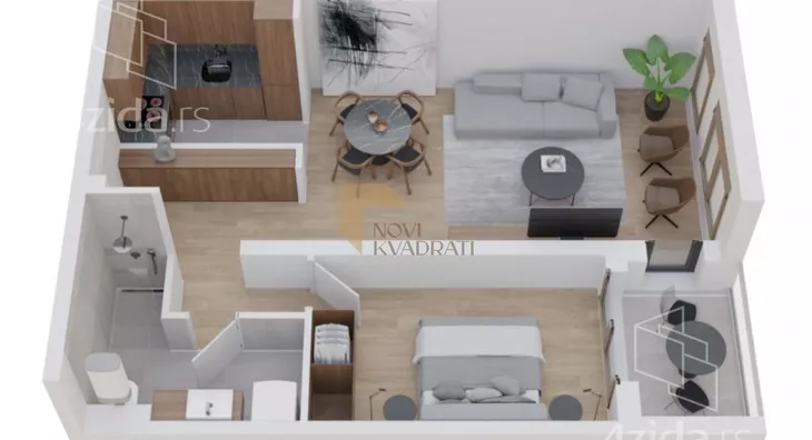 Dvosoban stan | 4zida