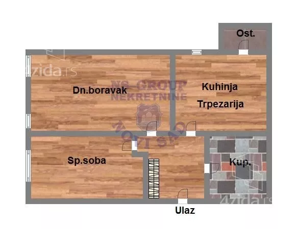 Dvosoban stan | 4zida