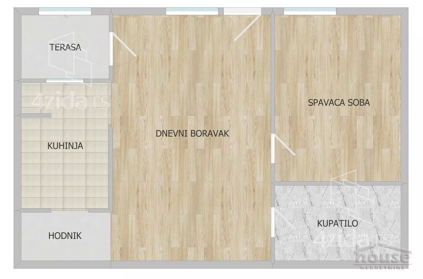 Dvosoban stan | 4zida