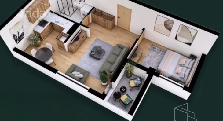 Dvosoban stan | 4zida