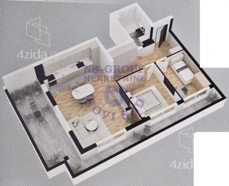 Dvoiposoban stan | 4zida