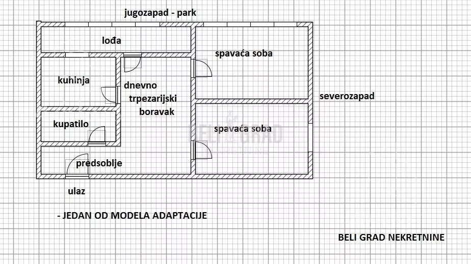 Jednosoban stan | 4zida