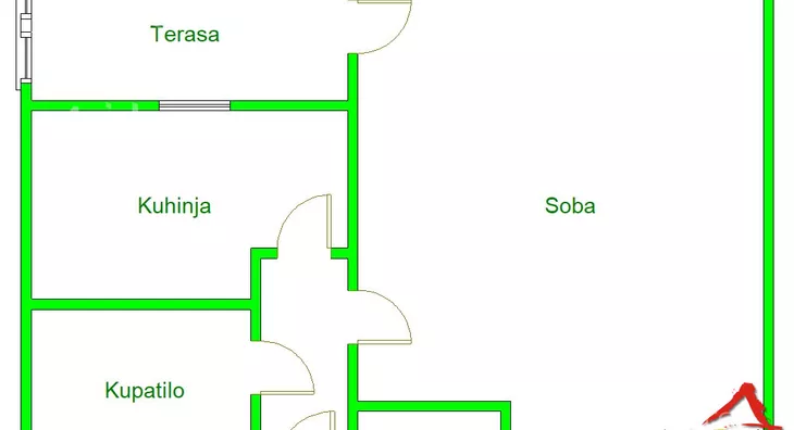 Jednosoban stan | 4zida