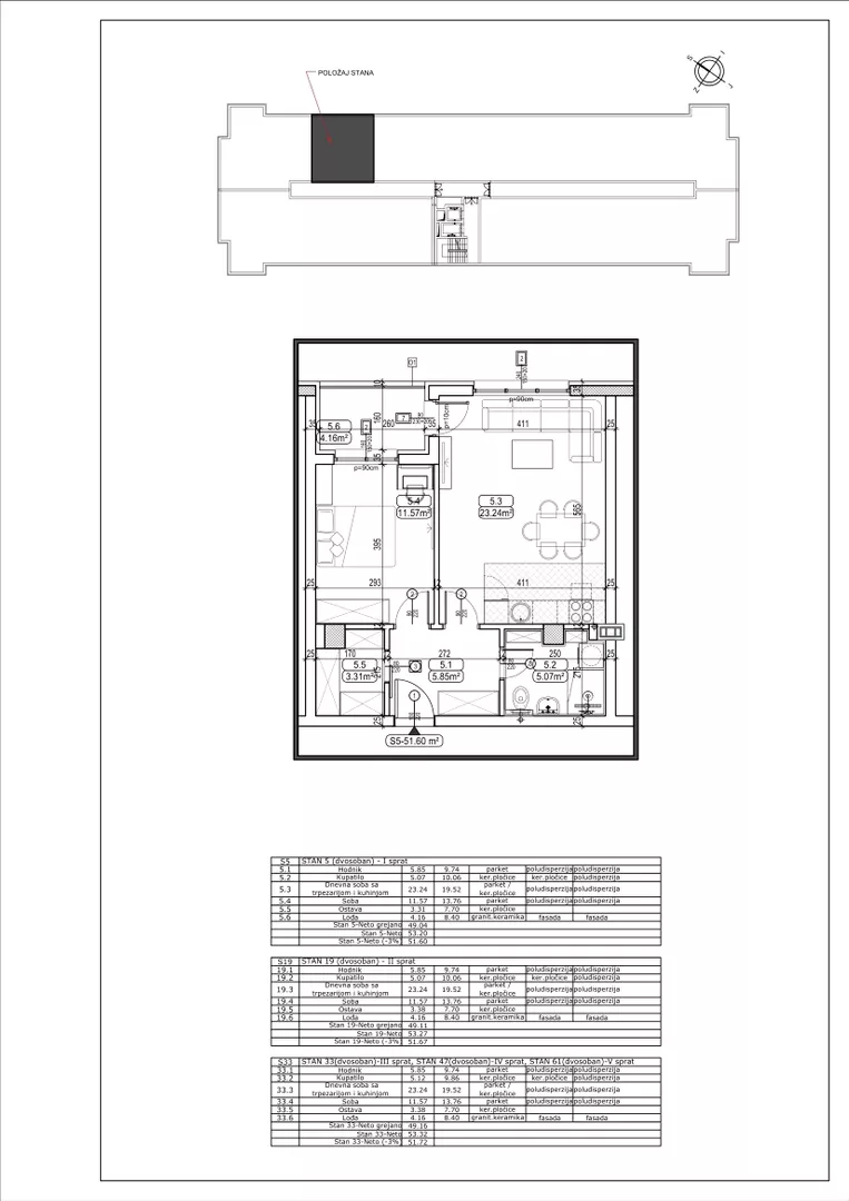Dvosoban stan | 4zida