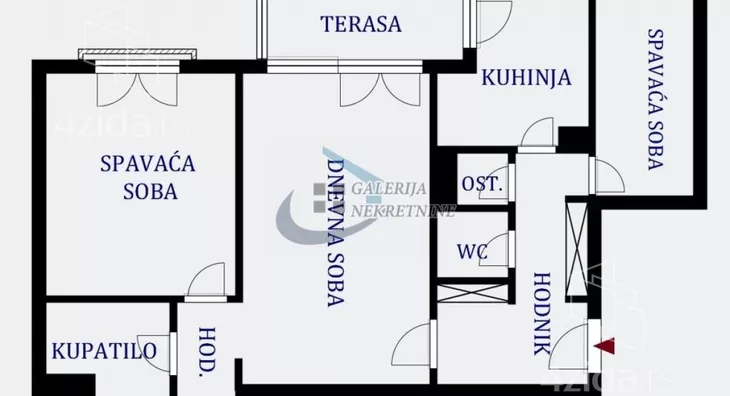 Dvosoban stan | 4zida