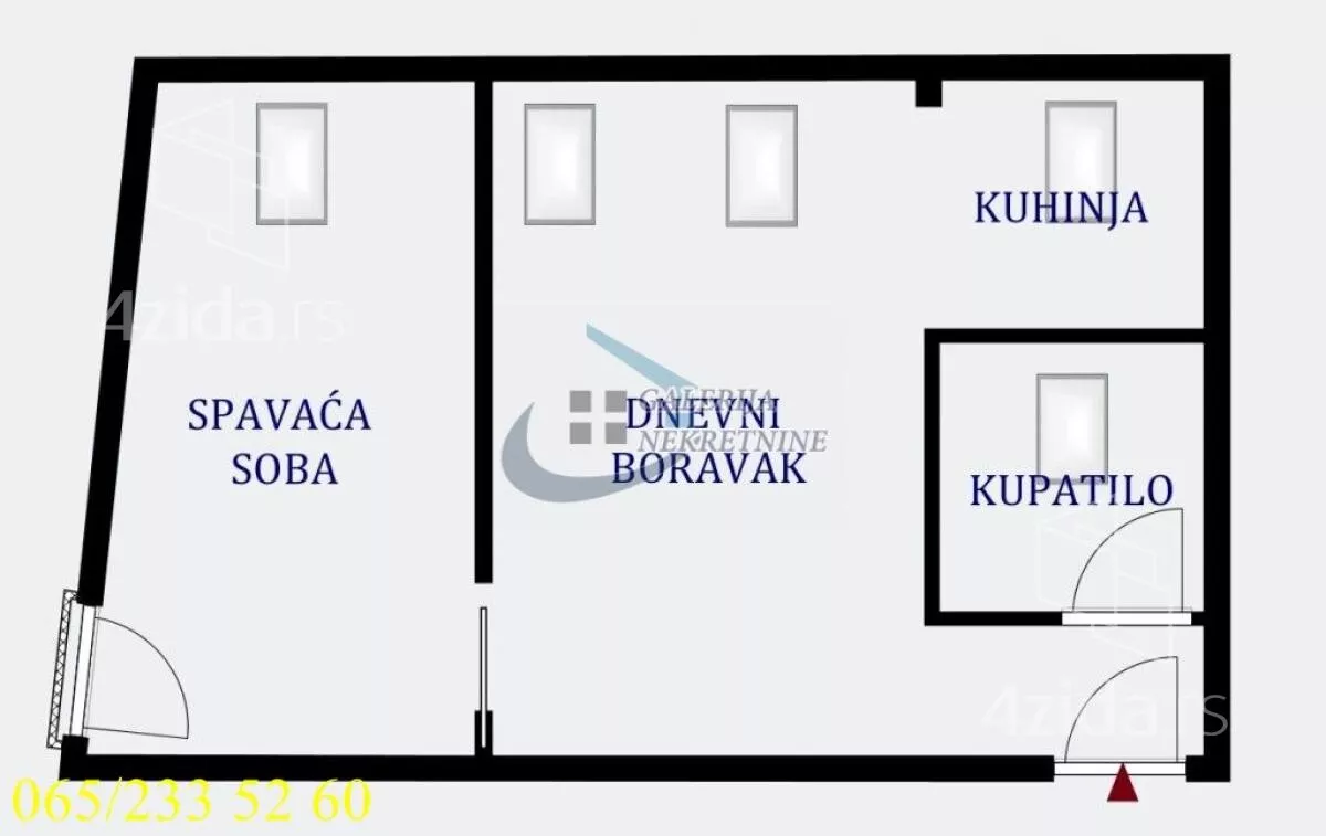 Jednoiposoban stan | 4zida