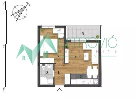 Jednoiposoban stan | 4zida