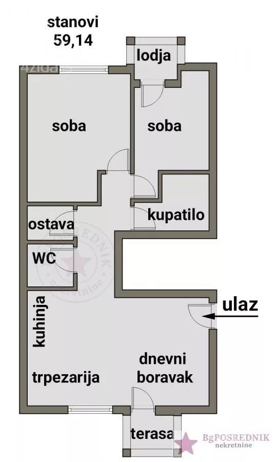 Dvoiposoban stan | 4zida