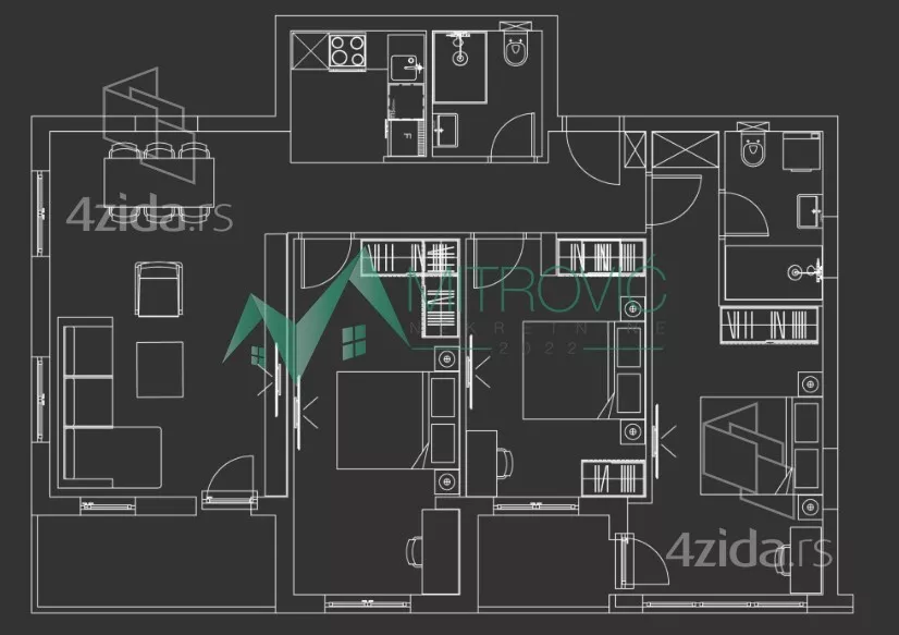 Četvorosoban stan | 4zida