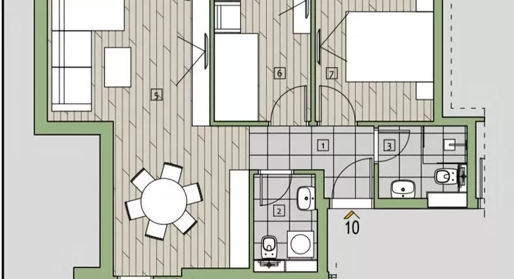 Trosoban stan | 4zida