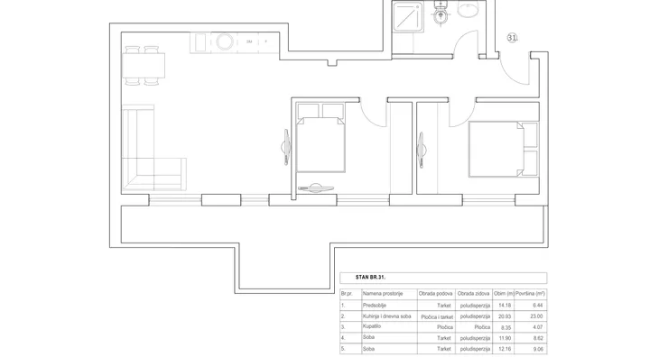 Dvoiposoban stan | 4zida