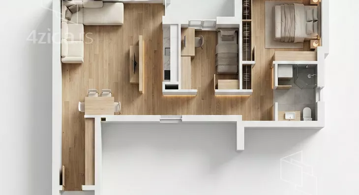 Trosoban stan | 4zida