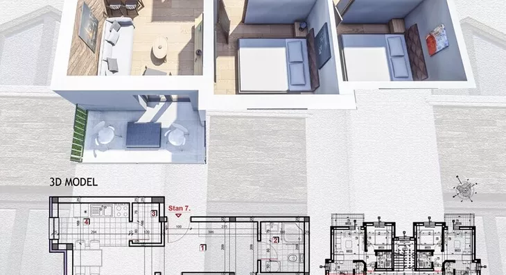 Jednosoban stan | 4zida