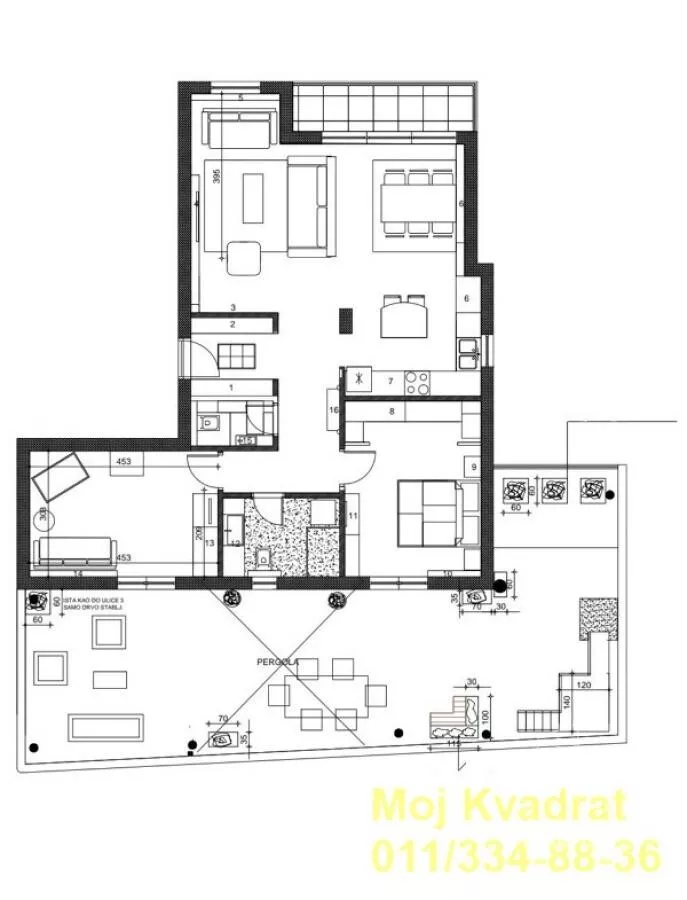 Trosoban stan | 4zida