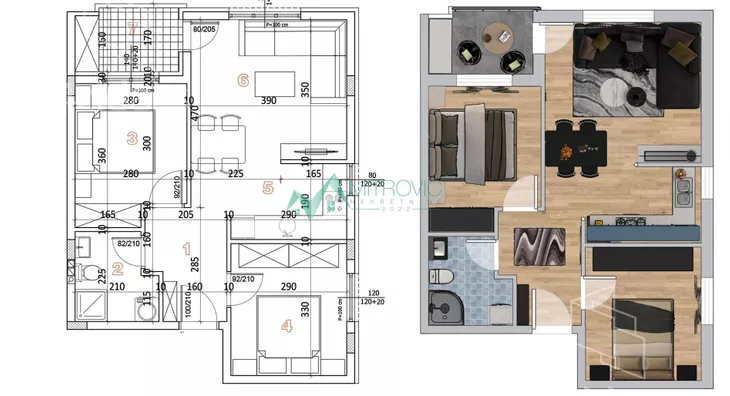 Dvoiposoban stan | 4zida