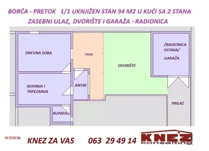 BORČA-PRETOK | 4zida.rs