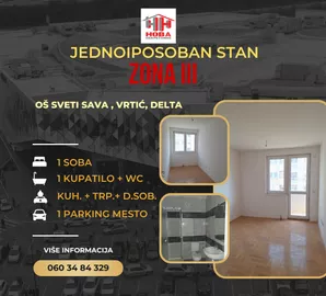 Bulevar Zona 3, Bulevar Nemanjića, Medijana, Gradske lokacije, Niš, 1.5 stan | 4zida.rs